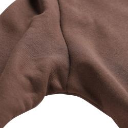 Alpine Pro OLEBA dámské mikinové šaty ŽLUTÁ / HNĚDÁ