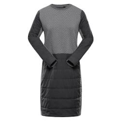 Alpine Pro OLWA dámské šaty NEUTRÁLNÍ / ZEMITÁ