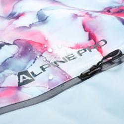 Alpine Pro OMEQA dámská modrá lyžařská bunda s membránou ptx + šátek Kilpi