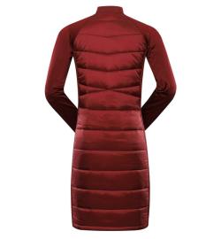 Alpine Pro OMERA dámské červené hi-therm šaty POUZE M-Lady - širší (VÝPRODEJ)