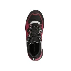 Alpine Pro OMERE červená kožená dámská outdoorová obuv s membránou