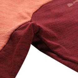 Alpine Pro ONNECA 3 dámská rychleschnoucí mikina ORANŽOVÁ / ČERVENÁ