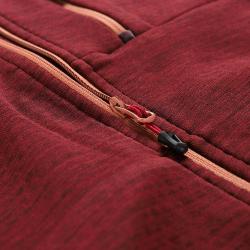 Alpine Pro ONNECA 3 dámská rychleschnoucí mikina ORANŽOVÁ / ČERVENÁ