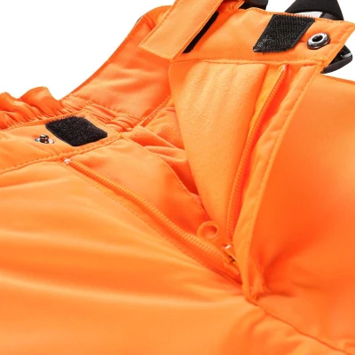 Alpine Pro OSAGO oranžové dětské lyžařské kalhoty s membránou