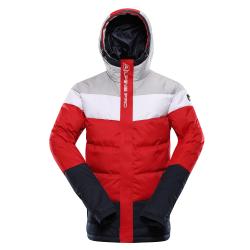 Alpine Pro OWN MJCY577442 pánská červená lyžařská bunda + šátek Kilpi Alpine Pro OWN MJCY577442 pánská červená lyžařská bunda + šátek Kilpi