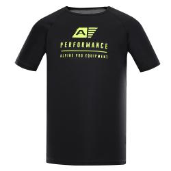 Alpine Pro PANTHER pánské černé funkční tričko