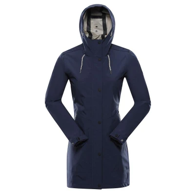 Alpine Pro PERFETA dámský modrý nepromokavý kabát + šátek Kilpi Alpine Pro PERFETA dámský modrý nepromokavý kabát + šátek Kilpi