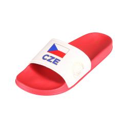 Alpine Pro PRESTIRE pantofle červené z olympijské kolekce