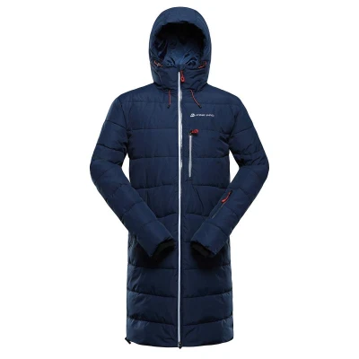 Alpine Pro PUER pánský modrý zimní kabát Alpine Pro PUER pánský modrý zimní kabát