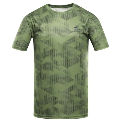 Alpine Pro QUATR pánské zelené rychleschnoucí triko Alpine Pro QUATR pánské zelené rychleschnoucí triko