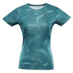 Alpine Pro QUATRA dámské zelené rychleschnoucí triko