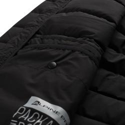 Alpine Pro RETER černá pánská péřová bunda jaro/podzim
