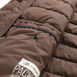 Alpine Pro RETER pánská hnědá péřová bunda