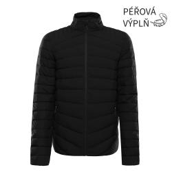 Alpine Pro RETER černá pánská péřová bunda jaro/podzim