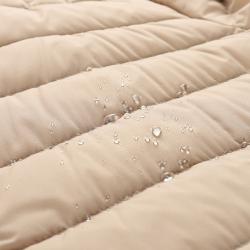 Alpine Pro RETERA dámská péřová bunda NEUTRÁLNÍ / ZEMITÁ