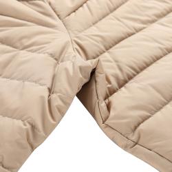 Alpine Pro RETERA dámská péřová bunda NEUTRÁLNÍ / ZEMITÁ