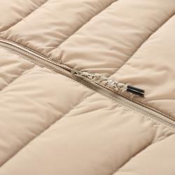 Alpine Pro RETERA dámská péřová bunda NEUTRÁLNÍ / ZEMITÁ