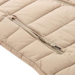 Alpine Pro RETERA dámská péřová bunda NEUTRÁLNÍ / ZEMITÁ