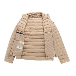 Alpine Pro RETERA dámská péřová bunda NEUTRÁLNÍ / ZEMITÁ