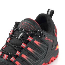 Alpine Pro REWESE černo/červená UNI outdoorová obuv s membránou