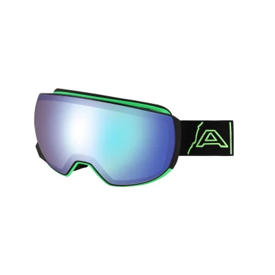 Alpine Pro RIQE A zelené lyžařské brýle