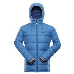Alpine Pro ROGIT pánská modrá zimní péřová bunda s dwr Alpine Pro ROGIT pánská modrá zimní péřová bunda s dwr