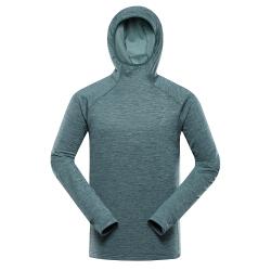 Alpine Pro ROLT pánská zelená rychleschnoucí mikina