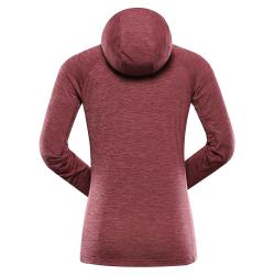 Alpine Pro ROLTA dámská rychleschnoucí mikina RŮŽOVÁ / FIALOVÁ