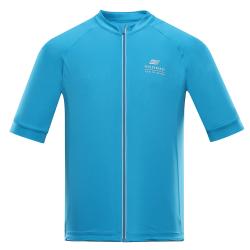 Alpine Pro SAGEN pánský modrý cyklistický dres