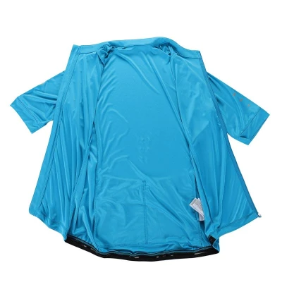 Alpine Pro SAGEN pánský modrý cyklistický dres