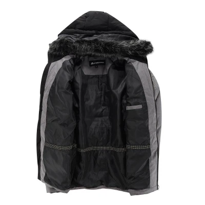 Alpine Pro SAPTAH MJCY557774 pánská šedá zimní bunda s membránou