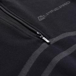 Alpine Pro SEAM černé pánské funkční triko dl. rukáv