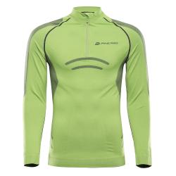 Alpine Pro SEAM zelené pánske funkčné tričko dl. rukáv