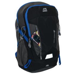 Alpine Pro SEDE černý outdoorový batoh s pláštěnkou