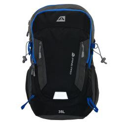 Alpine Pro SEDE černý outdoorový batoh s pláštěnkou