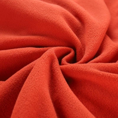 Alpine Pro SIUS 3 pánská fleecová mikina ORANŽOVÁ / ČERVENÁ