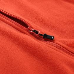 Alpine Pro SIUS 3 pánská fleecová mikina ORANŽOVÁ / ČERVENÁ