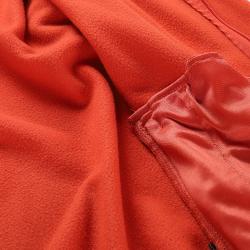 Alpine Pro SIUS 3 pánská fleecová mikina ORANŽOVÁ / ČERVENÁ