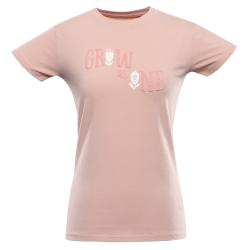 Alpine Pro SUMEKA dámske béžové bavlnené tričko