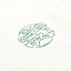 Alpine Pro TERMES 2 pánské béžové triko z organické bavlny