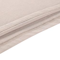 Alpine Pro TERMES 3 pánské triko z organické bavlny NEUTRÁLNÍ / ZEMITÁ