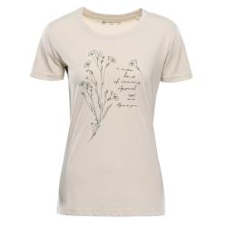 Alpine Pro TERMESA 3 dámske sivé tričko z organickej bavlny