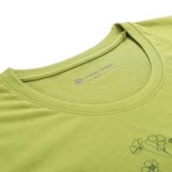 Alpine Pro TERMESA 3 dámské zelené triko z organické bavlny