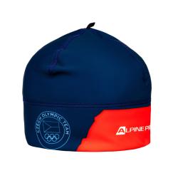 Alpine Pro THORPE modrá funkční čepice na sport z olympijské kolekce
