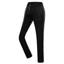 Alpine Pro UFEDA dámské černé lyžařské softshellové kalhoty Alpine Pro UFEDA dámské černé lyžařské softshellové kalhoty