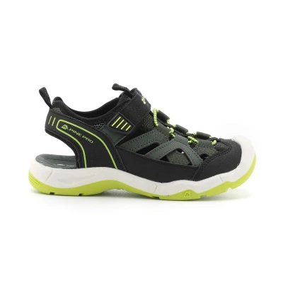 Alpine Pro UNEWO dětské černé outdoorové sandály