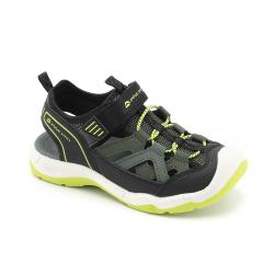 Alpine Pro UNEWO dětské černé outdoorové sandály