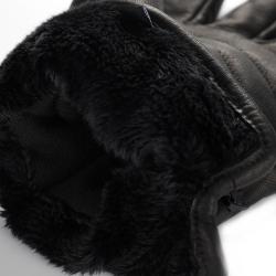 Alpine Pro UWEQE černé lyžařské kožené rukavice