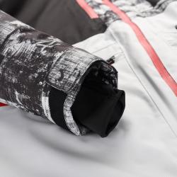 Alpine Pro UZER pánská šedá lyžařská bunda s membránou ptx