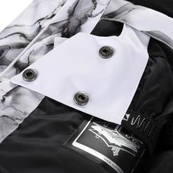 Alpine Pro UZERA dámská bílá lyžařská bunda s membránou ptx